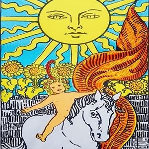 Astrology "The Sun" tapestry wall hanging room decor